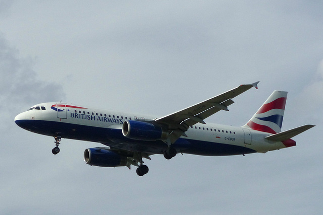 G-EUUR approaching Heathrow - 6 June 2015