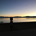 Lake Tahoe sunset, with Moon