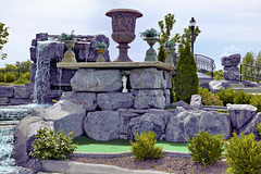 The Italian Urn at Hole11, Take #2 – Mark Twain Miniature Golf Course, Eldridge Park, Elmira, New York
