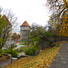 Der Kommandantengarten und die Stadtmauer Tallinn