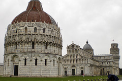 Bapisterium und Dom in Pisa