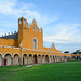 Mexico, Izamal, Courtyard of the Convent of San Antonio