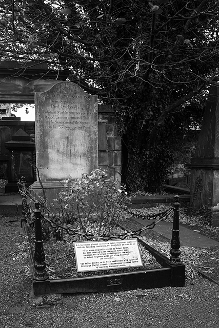 Grave of Robert Fergusson, Poet