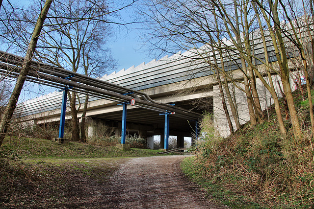 Autobahnbrücke der A2 (Gladbeck-Ellinghorst) / 15.02.2020