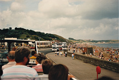 East Yorkshire Scarborough & District open toppers on the Scarborough seafront service – 19 Aug 1987 (54-26)