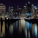 The classic (to part with color): Lower Manhattan by night
