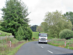 Truck On Rural Road.