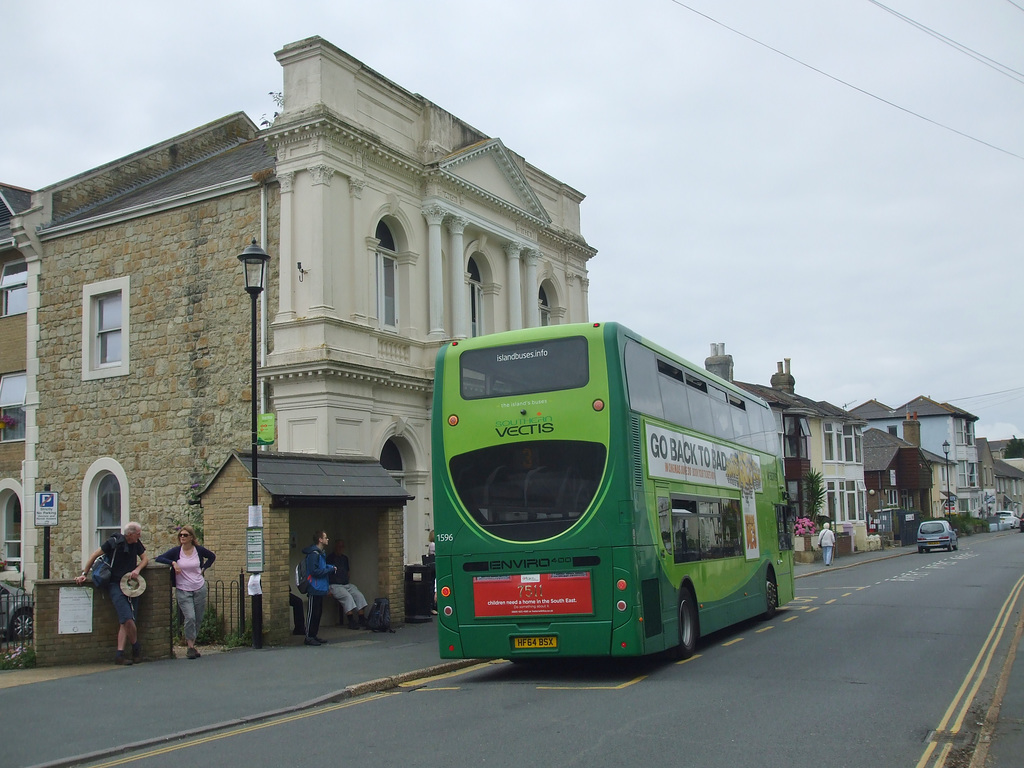 DSCF8567 Go-South Coast (Southern Vectis) 1596 (HF64 BSX) in Ventnor - 4 Jul 2017