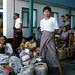 Warten auf den Abflug in Bagan ( Myanmar, Burma 1981 )