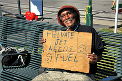 "private jet needs fuel"