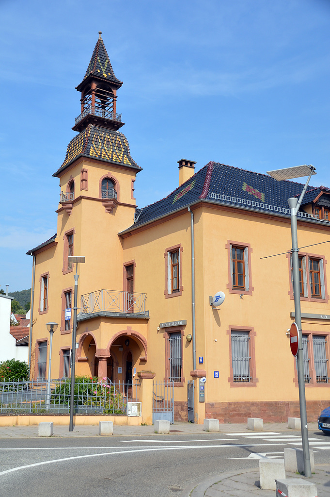 Das alte Postgebäude von Niederbronn-les-Bains