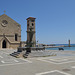 Rhodes-city, Evangelismos Church and Entrance to Mandraki Port