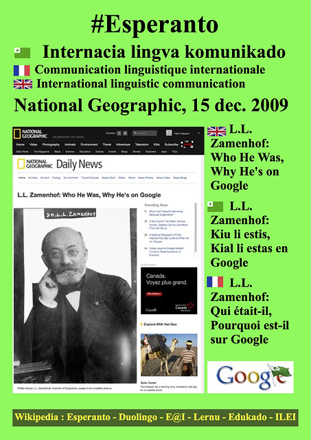 #Esperanto National Geographic 2009