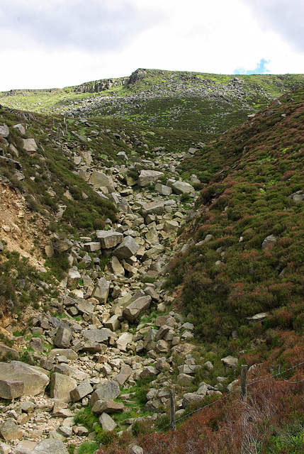 Dry river bed at Wildboar Clough