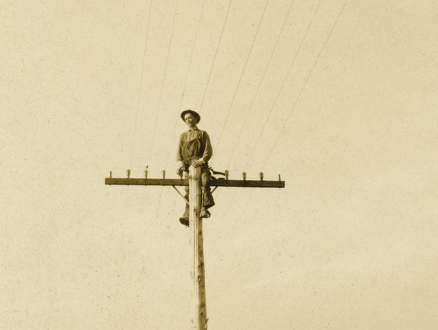 Man on Pole (Detail)