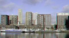Maashaven Rotterdam 3D hyper-anaglyph
