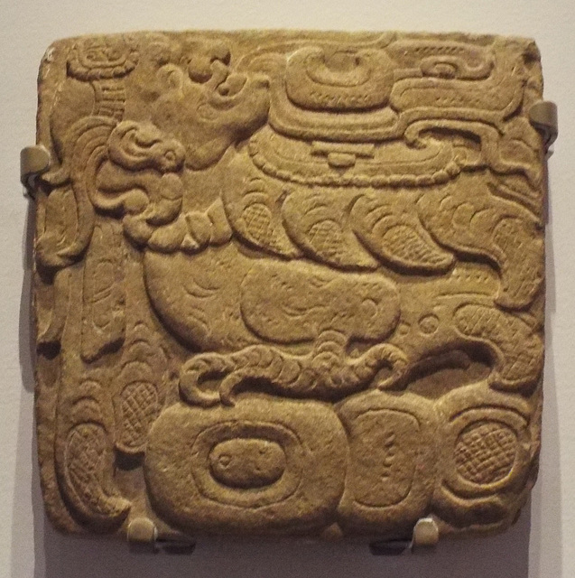Maya Hieroglyphic Block in the Metropolitan Museum of Art, December 2022