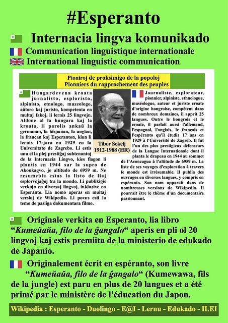 #Esperanto Tibor Sekelj EO:FR