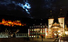 nachts auf der Alten Brücke in Heidelberg (© Buelipix)