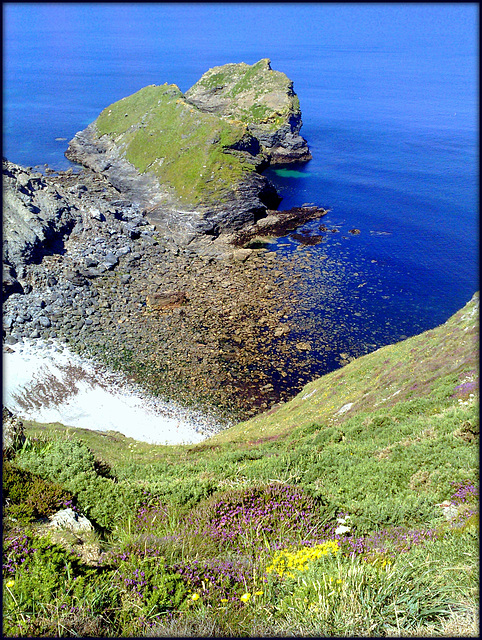 Porthcadjack Cove, Cornwall. H. A. N. W. E. everyone!