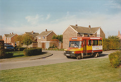 Eastern Counties TH911 (C911 BEX) in Barton Mills - 22 Oct 1988