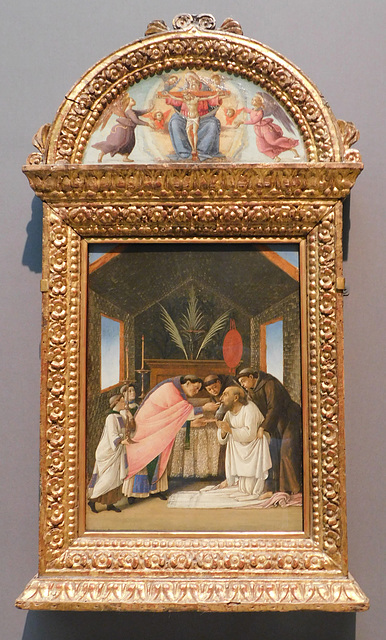 The Last Communion of St Jerome by Botticelli in the Metropolitan Museum of Art, September 2021