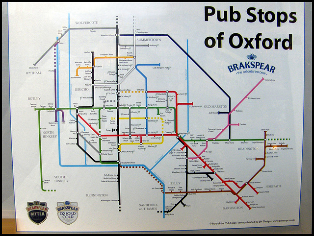 Oxford pub stops