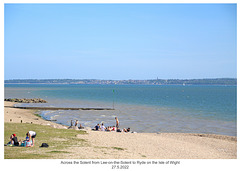 Ryde IoW from Lee-on-the-Solent 27 5 2022