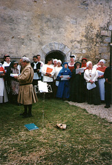 May médiéval au château de Blandy les Tours le 26 mai 2002