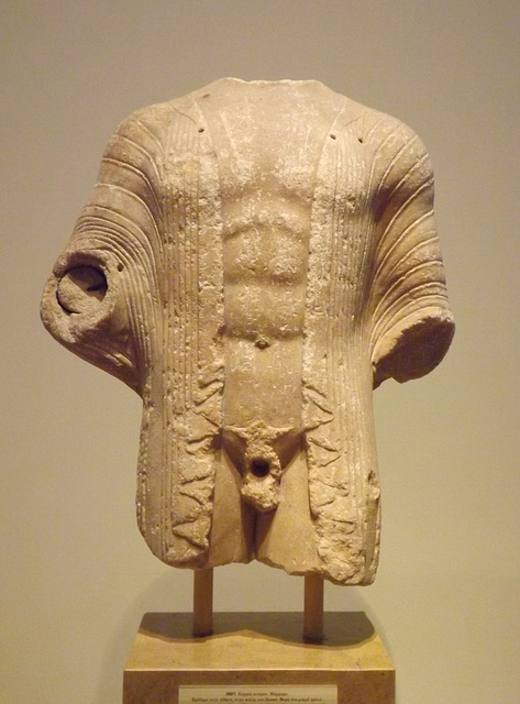 Draped Kouros from Athens in the National Archaeological Museum of Athens, May 2014