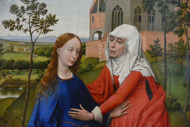 Leipzig 2015 – Museum der bildenden Künste – Visitation by Rogier van der Weyden