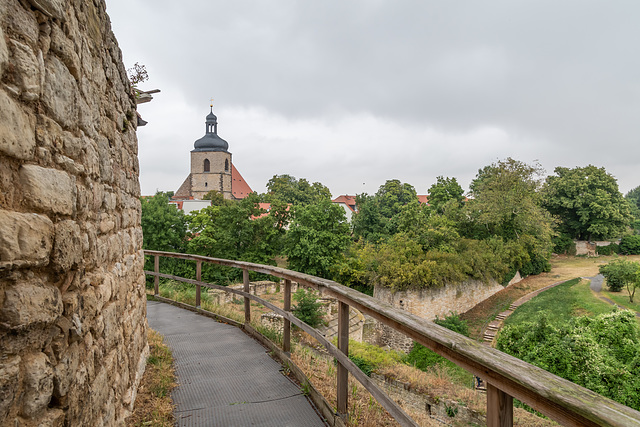 Burg Querfurt, am Burggraben