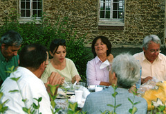 Repas de fin d'année à Chaumes en Brie - Juin 2004