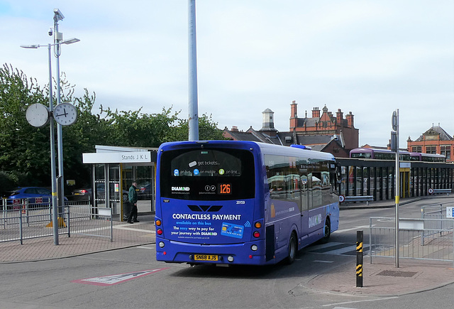 Diamond North West 20159 (SN68 AJS) in Leigh - 24 May 2019 (P1010980)
