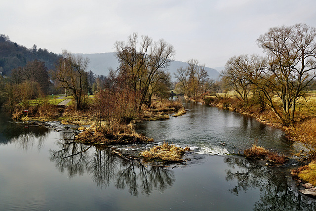 Winter im Tal der Fränkischen Saale - Winter in the valley of the Fränkische Saale