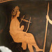 Detail of a Terracotta Bell Krater Attributed to the Painter of London E497 in the Metropolitan Museum of Art, February 2012