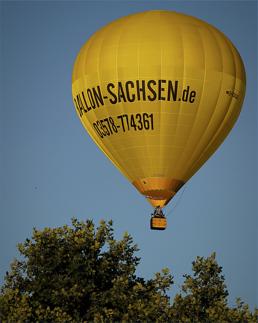 Yellow Hot-Air Balloon