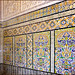 Kairouan : il mosaico che riveste il porticato della moskea del barbiere