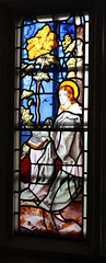 Detail of Stained Glass from Tixall Hall Staffordshire (Demolished), now at Burton Constable Hall, East Riding of Yorkshire