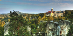 Kastelo Hrubá skála - Bohemia Paradizo / Castle Hrubá skála - Bohemian Paradise / Czech Republic