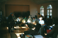 Chorale répétition à Blandy les Tours - Mars 2000