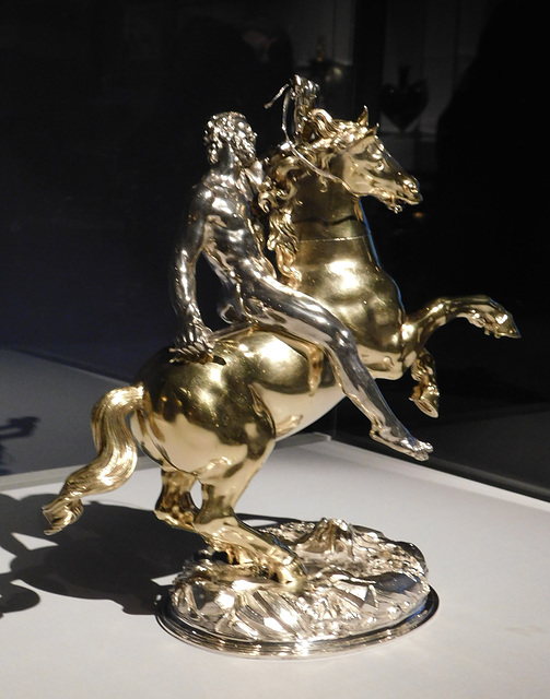 Drinking Cup in the Form of a Horse and Rider in the Metropolitan Museum of Art, February 2020