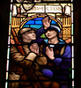 Detail of War Memorial Window by James Eadie Reid, All Saints Church, Leek Road, Hanley, Stoke on Trent, Staffordshire
