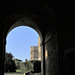 rousham park, oxon, looking through the stables to kent's c18 facade