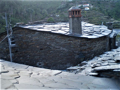 Schist roofs.