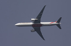 Emirates Boeing 777-31H(ER) A6-EQP EK65 UAE9J DXB-STN FL80