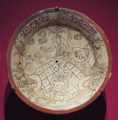 Mayan Plate in the Metropolitan Museum of Art, December 2022