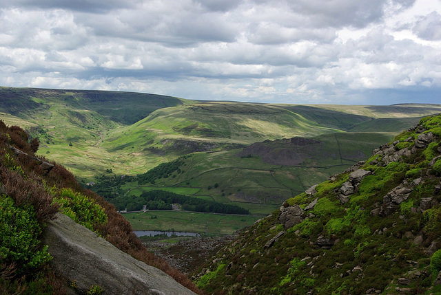 View from Wildboar Clough to Crowden