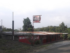 MS Rio Piedra  & Coca-Cola sign