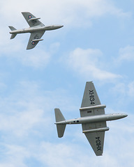 Hawker Hunter and English Electric Canberra